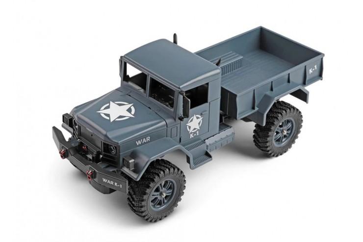 Радиоуправляемый внедорожник WL Toys Army Truck 4WD RTR 1:12 2.4G - WLT-124301 (Темно-серый)
Радиоуправляемый внедорожник WL Toys Army Truck 4WD RTR 1:12 2.4G - WLT-124301 (Темно-серый)