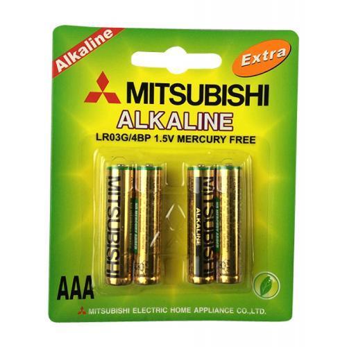 

Батарейки MITSUBISHI AAA LR03G Alkaline - LR-03-M 4 шт. (Базовый), LR03G Alkaline