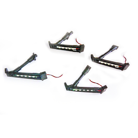 Комплект стоек шасси с LED подсветкой Wltoys Q333A, 4 штуки