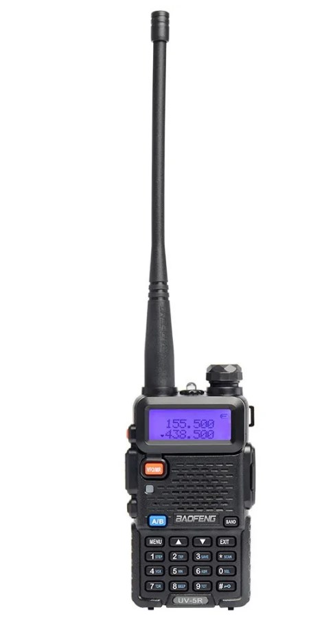Радиостанция Baofeng UV-5R (8W) 3 режима работы (2 шт. в комлекте) (Черный)