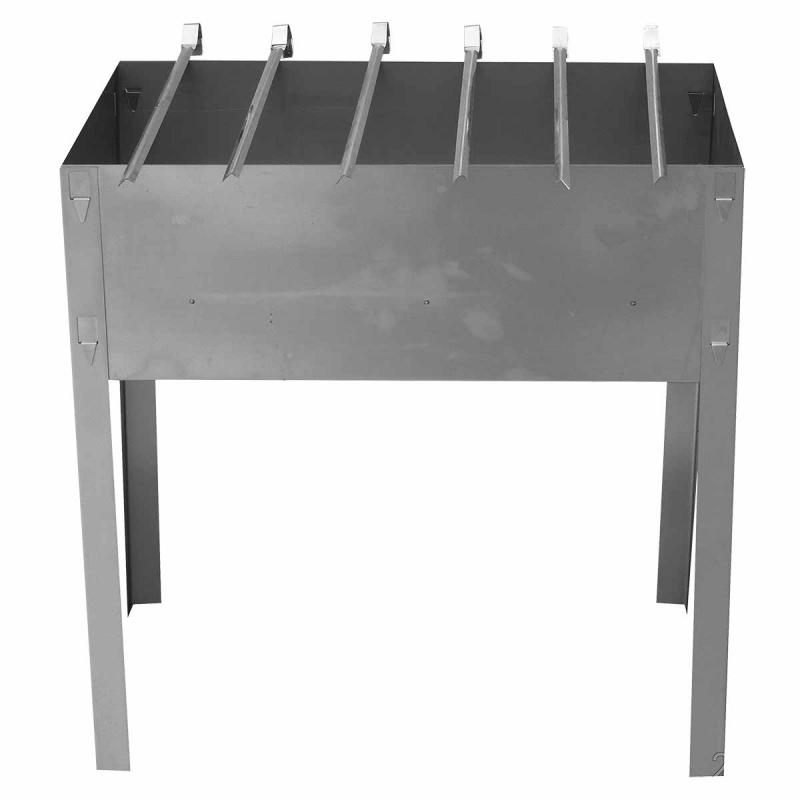 Мангал-коптильня "Эконом" 400*250*400 (6 шампуров)