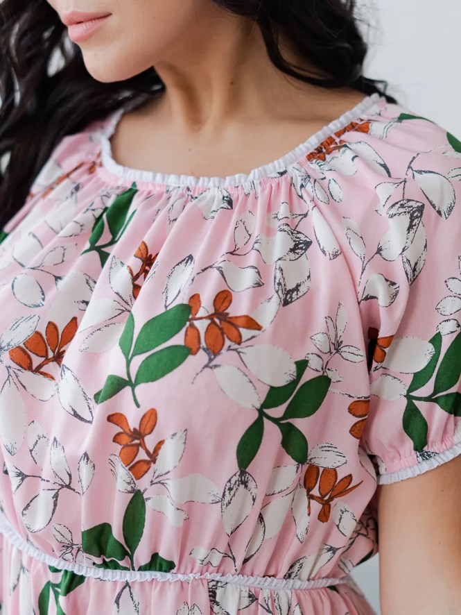 Платье Лето 3, Розовый (44)