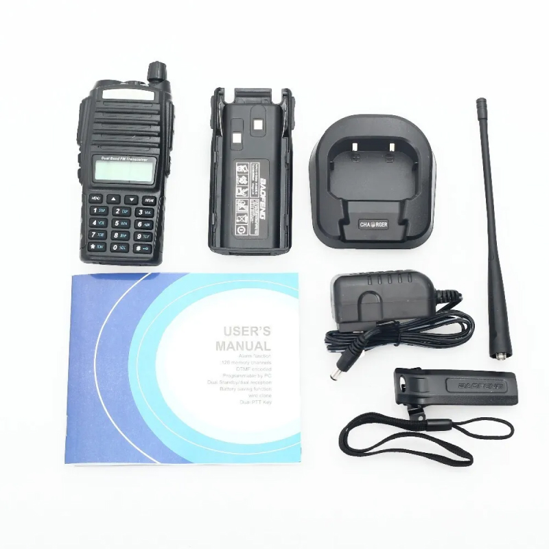 Радиостанция Baofeng UV-82 (8W)  3 режима мощности (Черный)