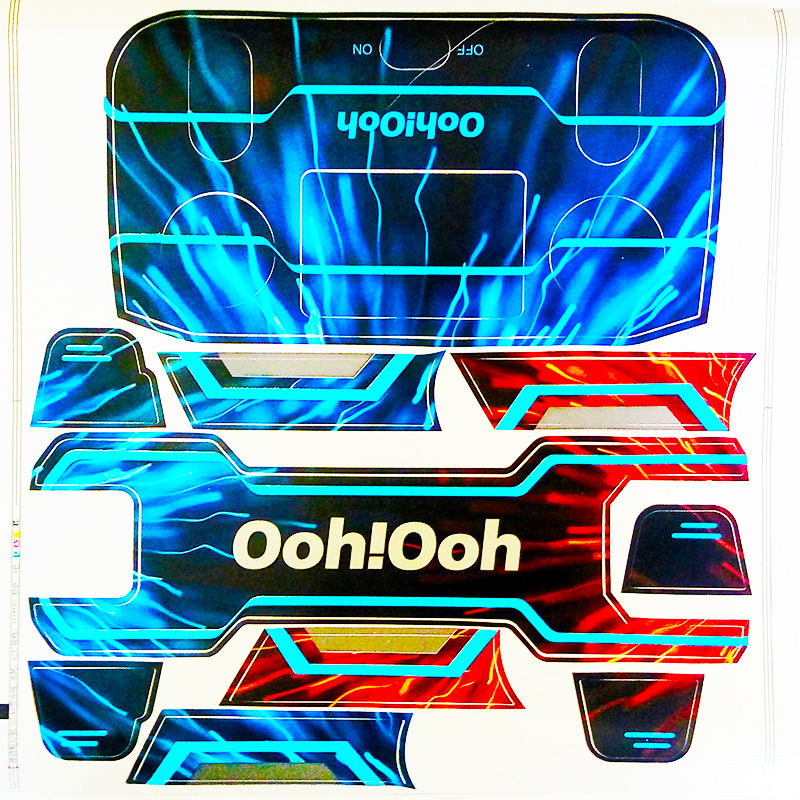 Светящиеся наклейки на корпус MJX V6