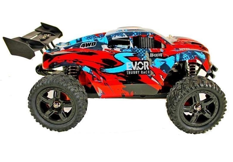 Радиоуправляемая трагги Remo Hobby S EVO-R UPGRADE 4WD 2.4G 1/16 RTR-RH1661UPG (Красный)