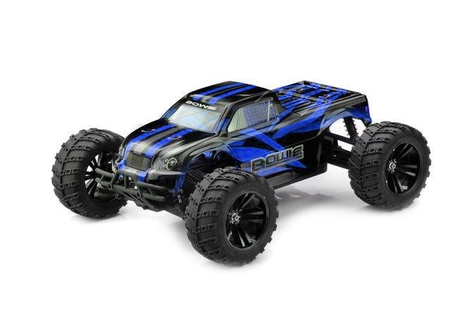 Р/У Монстр Himoto Bowie 4WD 2.4GHz 1/10 RTR + Ni-Mh и З/У E10MT (черно-синий)
