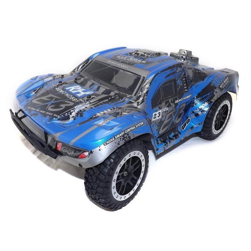 

RH10EX3TOP Радиоуправляемый шорт-корс Remo Hobby 10EX3 4WD RTR масштаб 1:10 2.4G арт.RH10EX3TOP, шт (Базовый), Синий