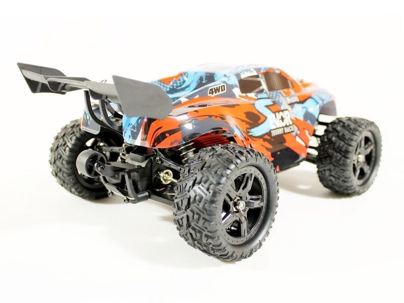 Р/У трагги Remo Hobby S-EVOR Brushless 4WD 2.4G 1/16 RTR + Li-Po и З/У (Красный)