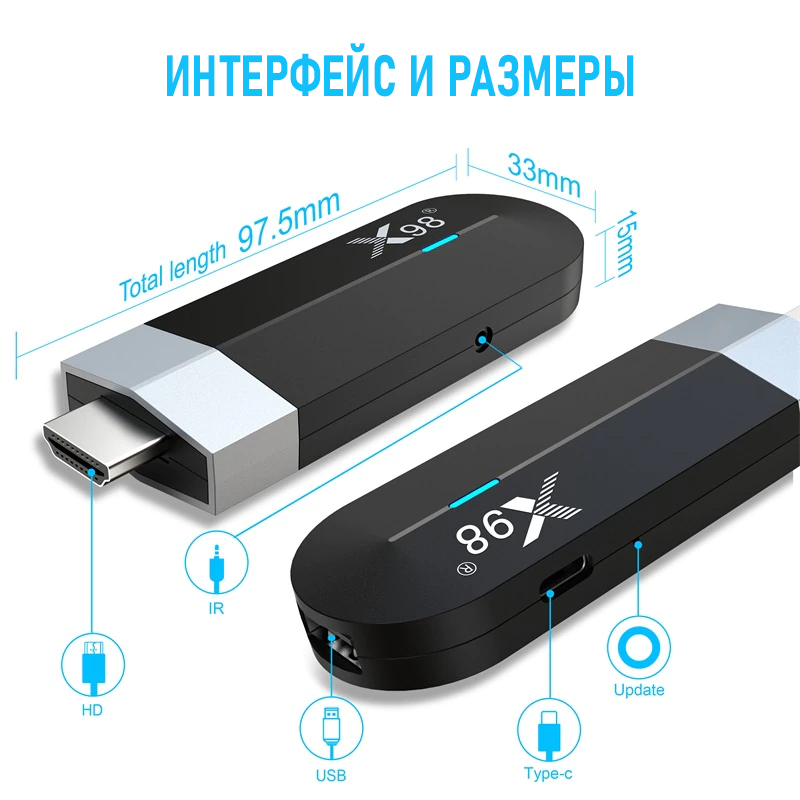 Андроид ТВ приставка DGMedia X98 S500 Amlogic S905Y4 (2/16)