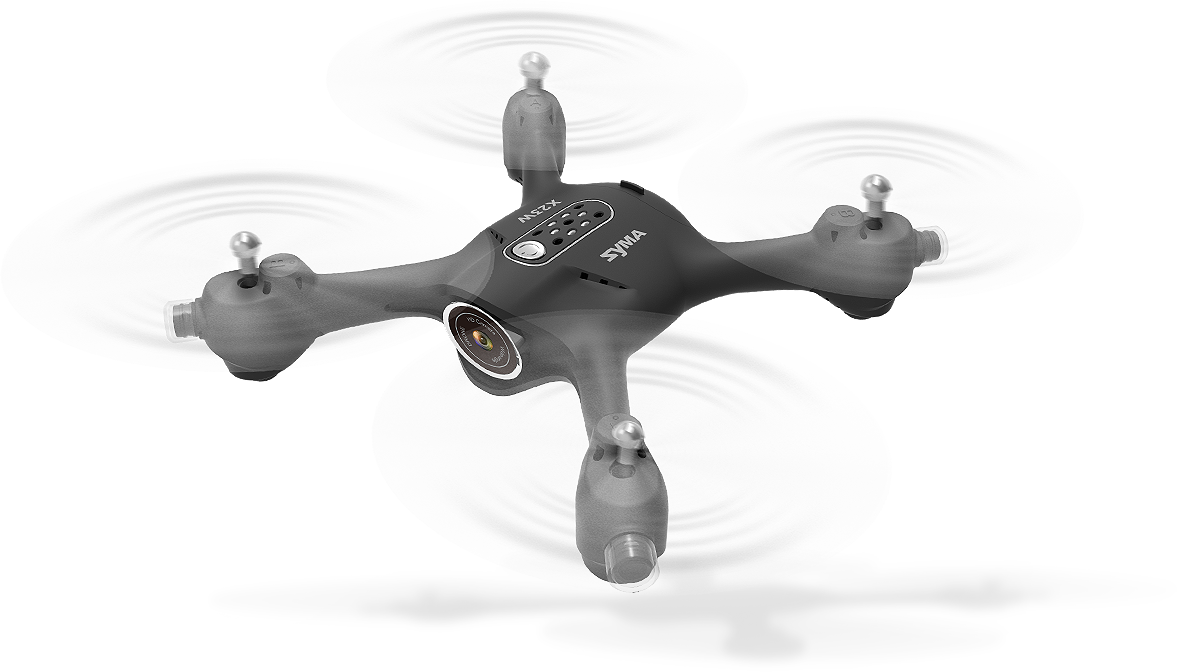 

Квадрокоптер Syma X23W с FPV (Черный), X23W
