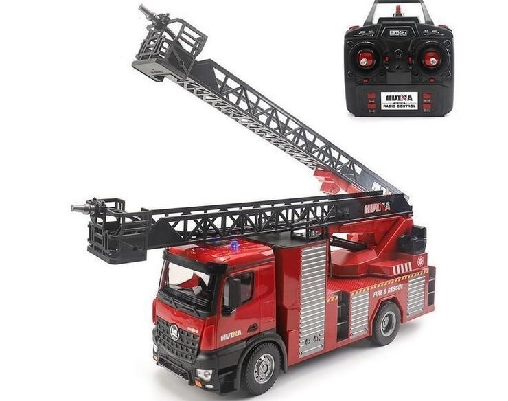 Р/у пожарная машина-лестница HUI NA TOYS 2.4G 22CH 1/14 RTR арт.HN1561 (Базовый)