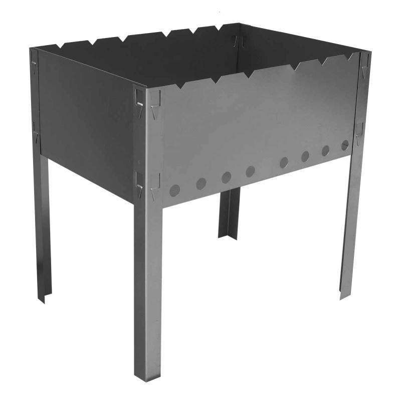 Мангал "Искорка" 350*240, 6 шампуров (в пленке)