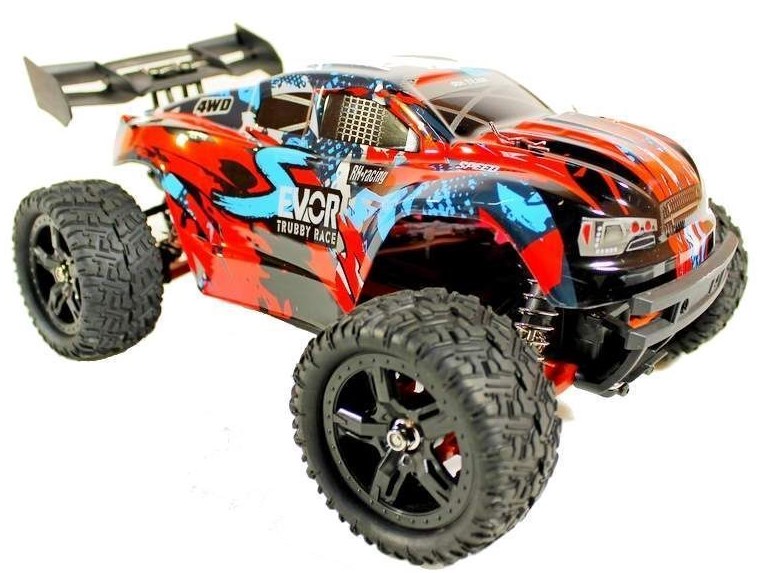 Радиоуправляемая трагги Remo Hobby S EVO-R Brushless UPGRADE 4WD 2.4G 1/16 RTR-RH1665UPG (Красный)