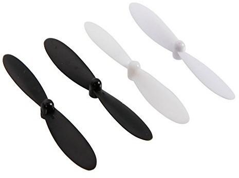 Комплект лопастей для квадрокоптера Hubsan H107LH107CH107D - H107-A02 (Черно-белый)