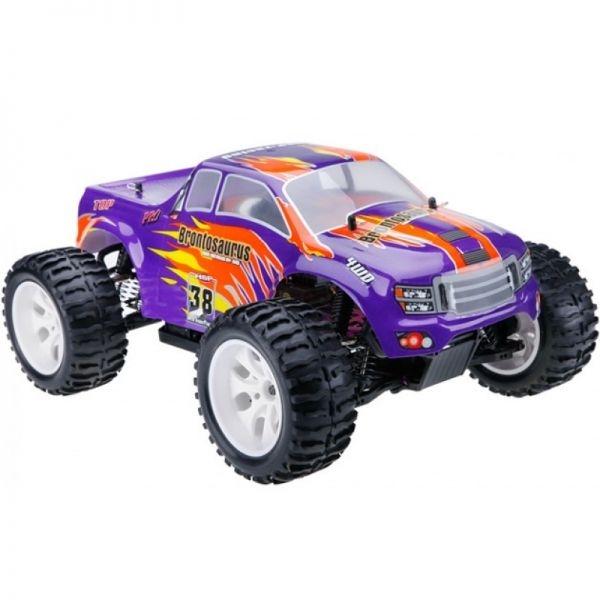 

Радиоуправляемый монстр HSP Brontosaurus 4WD RTR + Ni-Mh масштаб 1:10 94111 (Фиолетовый), Монстр-трак