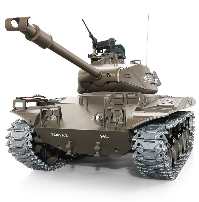 Радиоуправляемый танк Heng Long US M41A3 Bulldog масштаб 1:16 2.4 G - 3839-1 V7.0