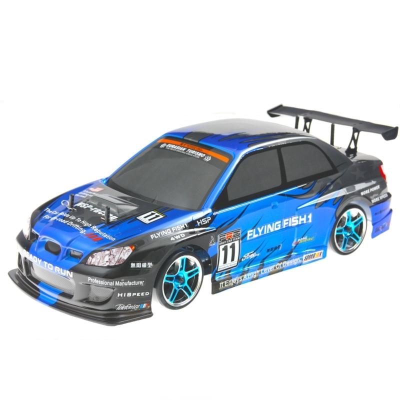 

Радиоуправляемая машина для дрифта HSP Flying Fish 1 Pro 4WD RTR масштаб 1:10 2.4G -94123PRO (Синий), Легковой автомобиль