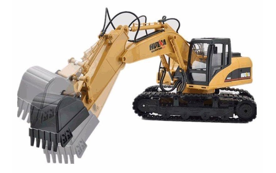 Радиоуправляемый экскаватор HUI NA TOYS масштаб 1:14 2.4G - HN1550 (Базовый)
