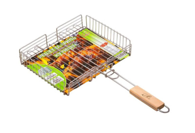 Решетка гриль для курицы никель (340*260)