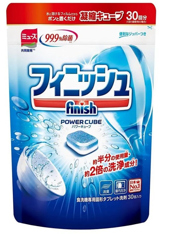 

[EARTH CHEMICAL ЯПОНИЯ] Таблетки для посудомоечных машин Finish Tablet (мягкая упаковка) (30 штук)