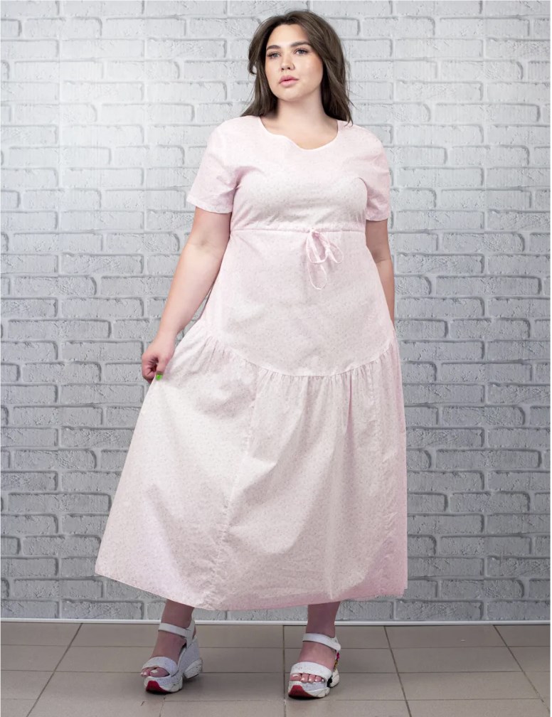 Платье Qianzhidu Италия 690031 (Розовый, 46)