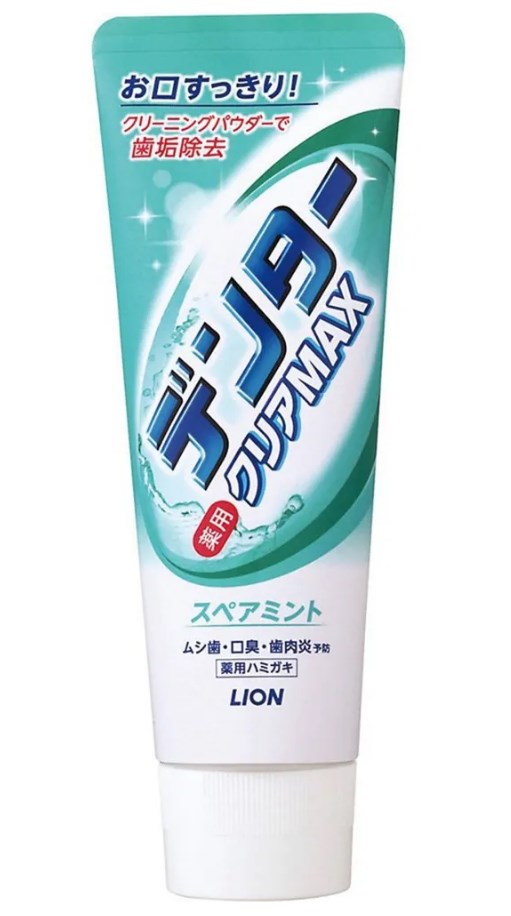 LION ЯПОНИЯ Зубная паста МЯТА Dentor Clear MAX Spearmint, 140г