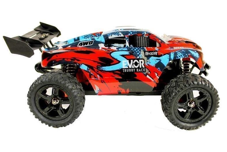 Радиоуправляемая трагги Remo Hobby S EVO-R Brushless UPGRADE 4WD 2.4G 1/16 RTR-RH1665UPG (Красный)