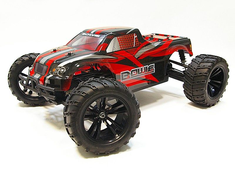 

Р/У Монстр Himoto Bowie 4WD 2.4GHz 1/10 RTR + Ni-Mh и З/У (Красный), Монстр-трак