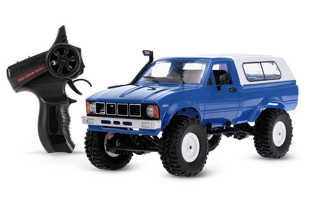 

Радиоуправляемый краулер WPL Military Truck Buggy Crawler RTR 4WD масштаб 1:16 2.4G - WPLC-24R (Синий)