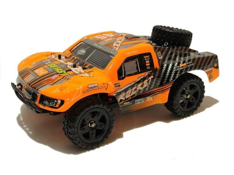 

Р/У шорт-корс Remo Hobby Rocket 4WD RTR + Li-Po масштаб 1:16 RH1621 (оранж), Внедорожник