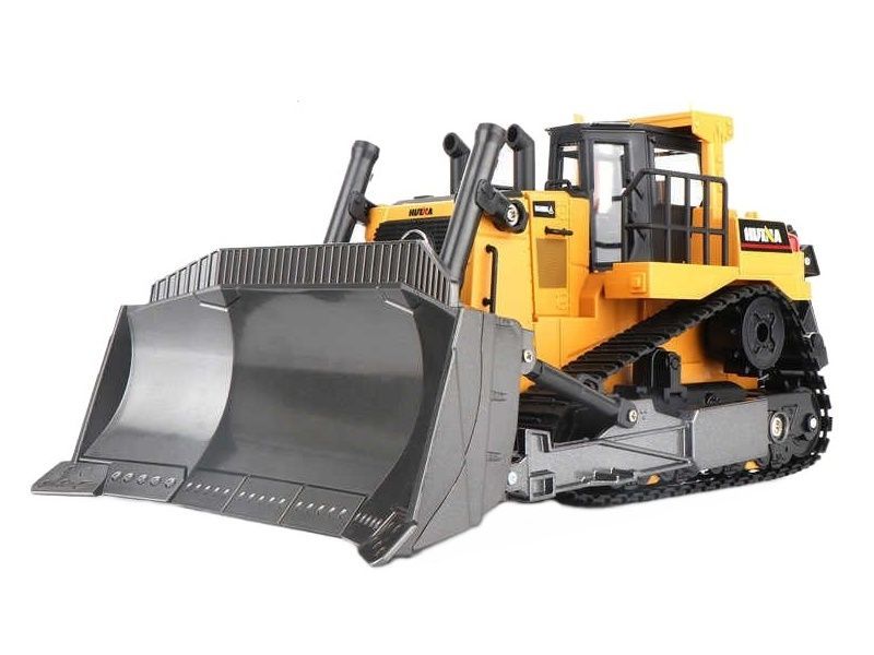 Радиоуправляемый бульдозер HUI NA TOYS масштаб 1:16 2.4G - HN1569