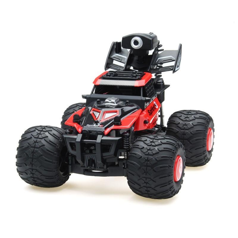 

Радиоуправляемый вездеход CraZon с WiFi FPV 480P видеокамерой 2WD RTR масштаб 1:28 2.4G - 172801 (Красный), Вездеход