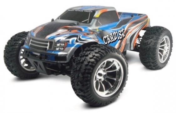 

Радиоуправляемый монстр HSP CrazyIst 4WD RTR масштаб 1:10 2.4G - 94211-88034 (Синий (пламя)), Монстр-трак