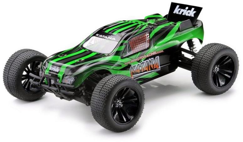 

Радиоуправляемая трагги Himoto Katana 4WD RTR + Ni-Mh масштаб 1:10 E10XT (Зеленый), Трагги