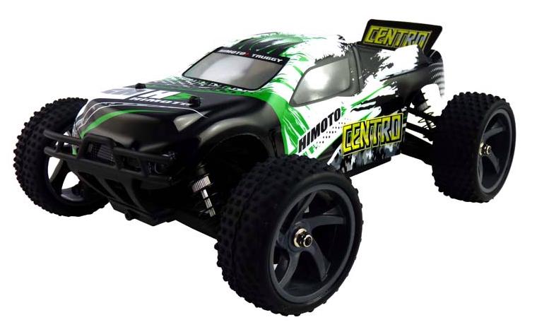 

Р/У Трагги Himoto Centro Brushless 4WD 2.4GHz 1/18 RTR + Li-Po и З/У (зеленый), Трагги