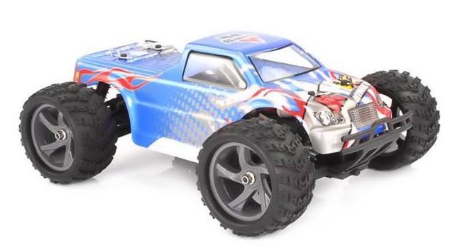 

Радиоуправляемый монстр Himoto Mastadon 4WD RTR масштаб 1:18 2.4Ghz - E18MT (Синий), Монстр-трак