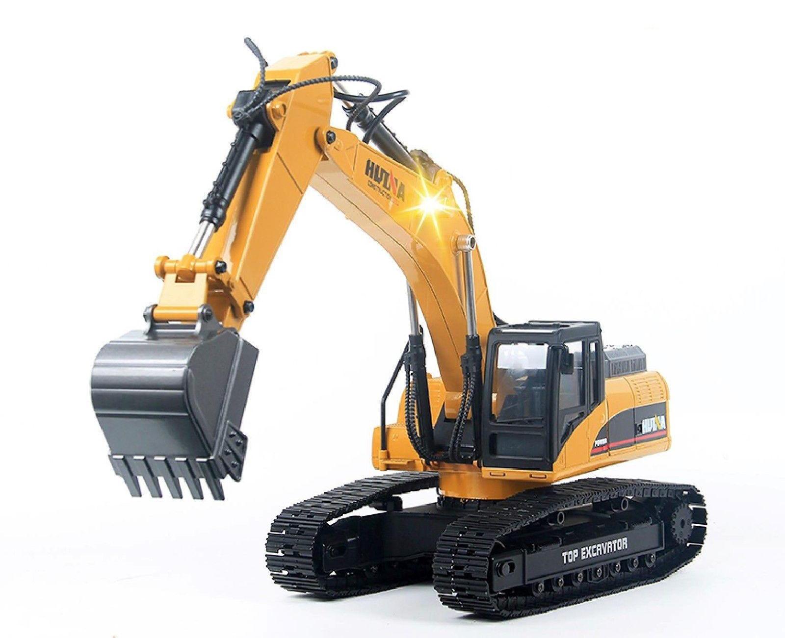 

Радиоуправляемый экскаватор HUI NA TOYS масштаб 1:14 2.4G - HN1580 (Базовый), Желтый, Экскаватор