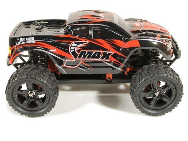 Радиоуправляемый монстр Remo Hobby SMAX UPGRADE 4WD 2.4G 1/16 RTR-RH1631UPG (Красный)