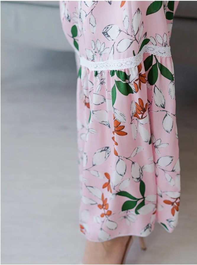 Платье Лето 3, Розовый (44)
