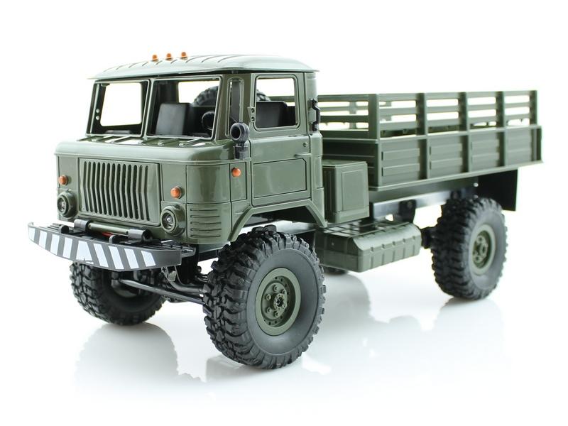 

Радиоуправляемая машина WPL Газ 66 грузовая 1|16+акб RTR 2.4G - B-24 (Зеленый), Грузовик