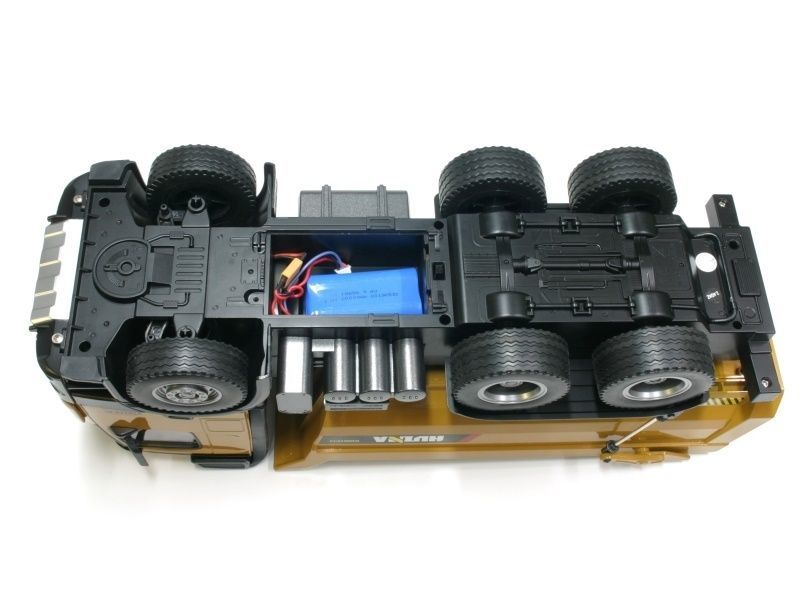 Радиоуправляемый самосвал HUI NA TOYS 2.4G 10CH масштаб 1:14 RTR - HN1582 (Желтый)