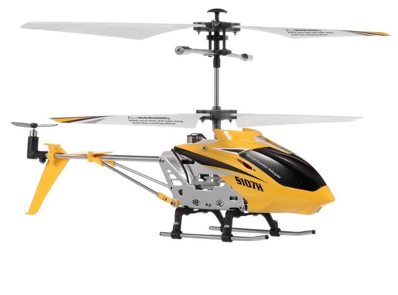Радиоуправляемый вертолет Syma S107H RTF 2.4GHz с барометром арт.S107H (Желтый)