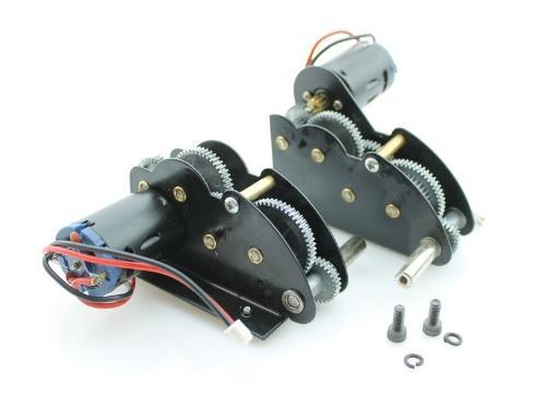 Редуктора Taigen цинковые, 4в1, 18kRPM, для танков Tiger 1 (plastic), Panther A с моторами(380) Panther A TG120040