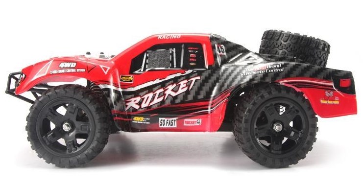 Внедорожник Remo Hobby Rocket 4WD RH1625 Brushless 4WD RTR Б/К + Li-Po масштаб 1:16 (Красный)