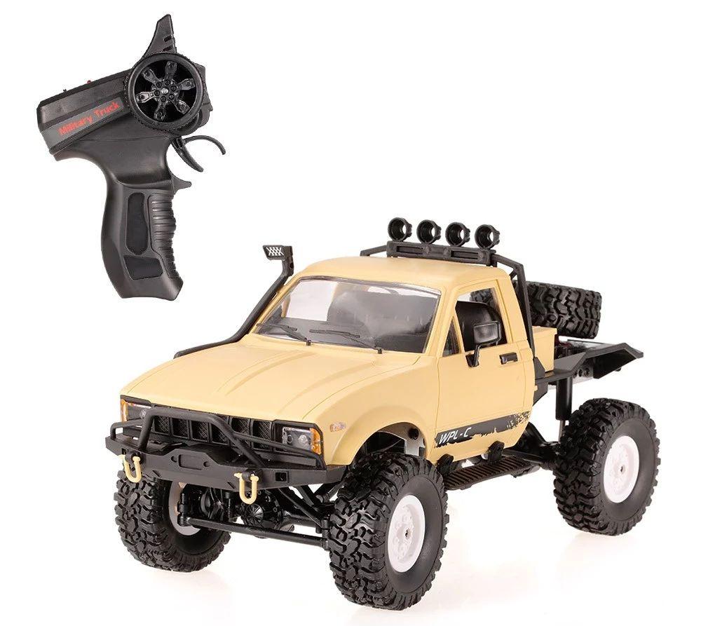 

Радиоуправляемый краулер 4WD RTR 1:16 2.4G – WPLC-14R (Желтый)