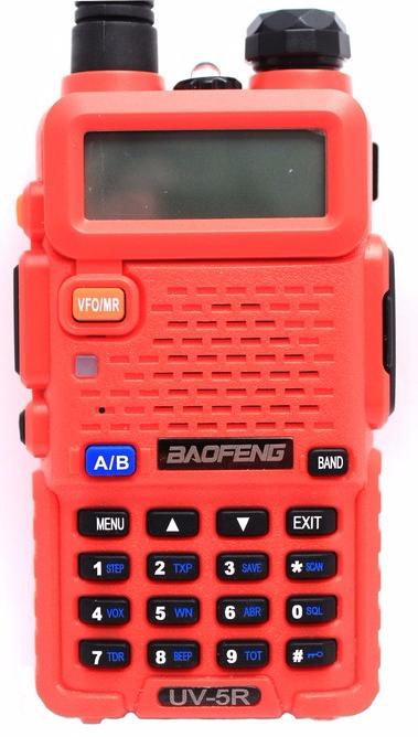 

Радиостанция Baofeng UV-5R (красная), Красный