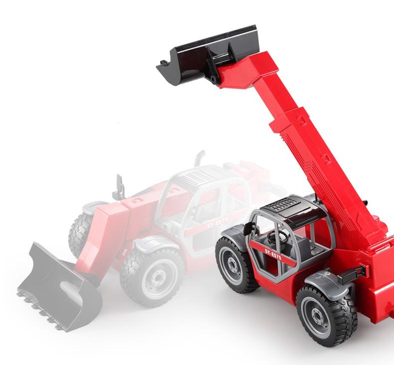 

Радиоуправляемый экскаватор-погрузчик Double Eagle 1:16 2.4GHz E575-003 (Красный), экскаватор-погрузчик