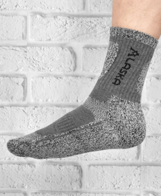 Мужские термоноски Аляска (1 пара) (Серый, 41-46)