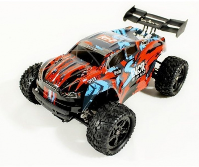 Радиоуправляемый трагги Remo Hobby S-EVOR 4WD RH1661 2.4G 1:16 RTR (Красный)