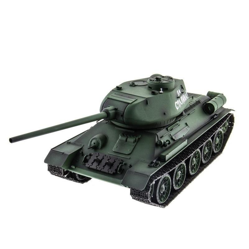 

Радиоуправляемый танк Heng Long Russia T34-85 Pro масштаб 1:16 2.4G - 3909-1PRO, T34-85